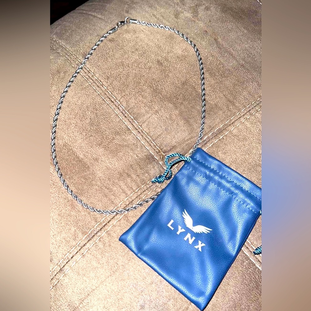 Stainless steel men’s rope chain
